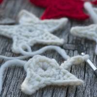 crocheted stars